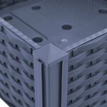 vidaXL Lit surélevé 160x40x23 cm Polypropylène