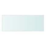 vidaXL Panneaux d'étagère 2 Pièces Verre Transparent 40 x 15 cm