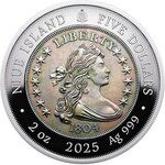 Pièce de monnaie en Argent 5 Dollars g 62.2 (2 oz) Millésime 2025 Greatest US Coins