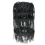 vidaXL Bordure de pelouse Fer enduit de poudre 10x0 4 m