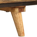vidaXL Meuble TV Bois de manguier massif 140 x 30 x 45 cm