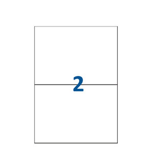 Lot de 20 Planches étiquettes autocollantes sur feuille A4 : 210 x 148 5 mm (2 étiquettes par feuille spéciales bons de transport)
