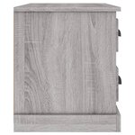 vidaXL Table de chevet sonoma gris 60x39x45 cm