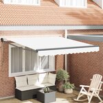 vidaXL Auvent Blanc 300 x 250 x 165 cm Polyester