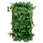 vidaXL Treillis de lierre artificiel extensible 5 Pièces vert 180x30 cm