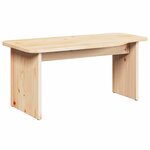 vidaXL Table basse 2 Pièces Naturel 100 x 69 x 35.5 cm Bois massif en pin