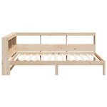 vidaXL Lit bibliothèque sans matelas 90x200 cm bois de pin massif