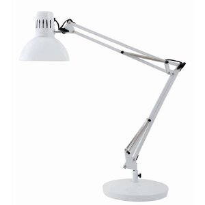 Lampe de bureau Architecte, Puissance 20W, Culot E27, Blanc