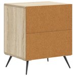 vidaXL Cabinet de chevet Chêne Sonoma 43 x 34 5 x 50 cm