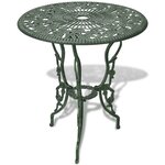 Jeu de bistro 3 pièces aluminium coulé vert 02_0014490