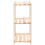 vidaXL Étagères de rangement à 3 niveaux 3 Pièces 60x38x90 cm Pin 150 kg