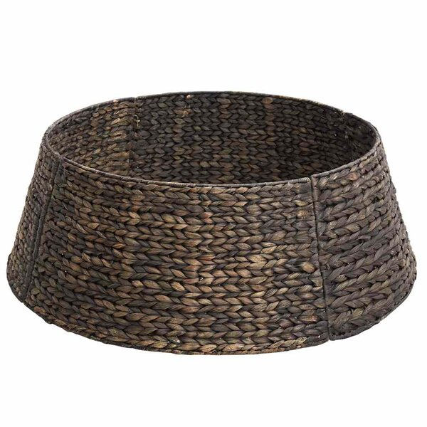 vidaXL Collier de sapin de Noël Noir 60 x 60 x 22 cm Jacinthe d'eau