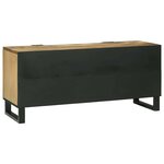 vidaXL Meuble TV Marron 105 x 33 x 46 cm bois de manguier massif