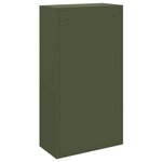 vidaXL Boîte de dépôt de colis Vert olive 44 x 22 x 82 cm Acier