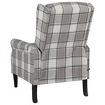 vidaXL Fauteuil de massage inclinable Gris Tissu