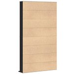 vidaXL Meuble CD Chêne noir 101 x 23 x 177.5 cm Bois d'ingénierie