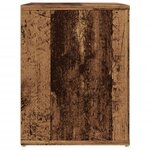vidaXL Banc à chaussures vieux bois 100x35x45 cm bois d'ingénierie