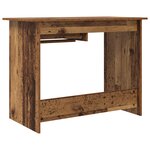 vidaXL Bureau Vieux bois 100 x 50 x 76 cm Bois d'ingénierie