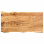 vidaXL Table de salle à manger 118x58x76 cm Bois d'acacia solide