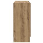 vidaXL Buffet chêne artisanal 120x30 5x70 cm bois d'ingénierie