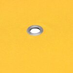 vidaXL Toile de toit de belvédère 2 niveaux 310 g/m² 3x3 m Jaune