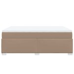 vidaXL Sommier à lattes de lit avec matelas Cappuccino 140x190 cm