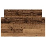 vidaXL Cadre de lit sans matelas vieux bois 90x200 cm bois ingénierie