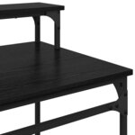 vidaXL Bureau Chêne noir 80 x 50 x 90 cm Bois d'ingénierie