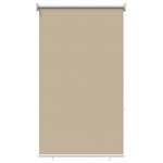 vidaXL Store roulant extérieur protection UV Beige Polyester