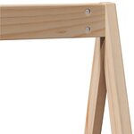 vidaXL Toit de lit pour enfants 209x85 5x88 cm bois de pin massif