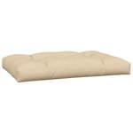 vidaXL Coussins de palette 5 Pièces beige tissu