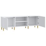 vidaXL Meuble TV Blanc 150 x 31 x 50 cm Bois d'ingénierie