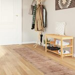vidaXL Coureur de Tapis MARSA Blanc 50 x 450 cm Polyester et PVC