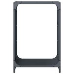 vidaXL Portant de bois chauffage anthracite 44x28x65 cm