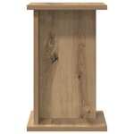 vidaXL Support de Plante 2 pièces Chêne artisanal 25 x 25 5 x 40 5 cm