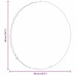 vidaXL Coussins de siège 2 Pièces Vert clair Ø50 x 19 cm tissu