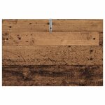 vidaXL Table d'appoint Bois ancien 60 x 40 x 65 cm Bois d'ingénierie