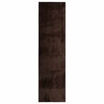 vidaXL Tapis doux à poils moyens et lavable HUARTE Marron 300 x 80 cm
