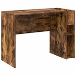 vidaXL Bureau Chêne fumé 109 x 50 x 78 cm Bois d'ingénierie