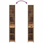 vidaXL Armoire de salle de bain Bois ancien 30 x 33 x 190 cm