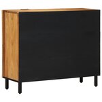 Buffet vidaXL 90x33x75 cm en bois d'acacia massif