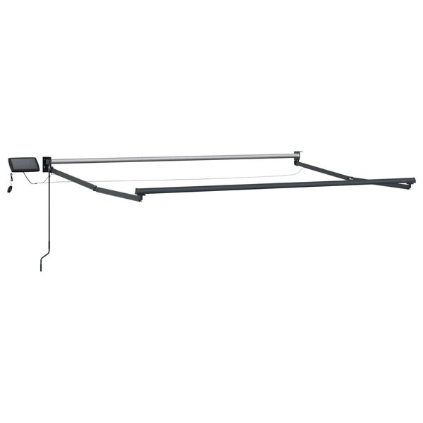 vidaXL Cadre de store rétractable électrique Anthracite 3 x 2 5 m