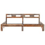 vidaXL Cadre de lit sans matelas bois massif 200x200 cm