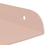 vidaXL Étagère Flottante d'Angle 2 pc Rose 30 x 30 x 2 cm