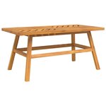 vidaXL Ensemble de salon de jardin 4 pièces en bois massif d'acacia