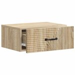 vidaXL Cabinet de chevet mural Chêne Sonoma 49 x 34 5 x 20 cm