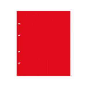 Intercalaires rouges pour feuilles Multi-Collect Lindner.