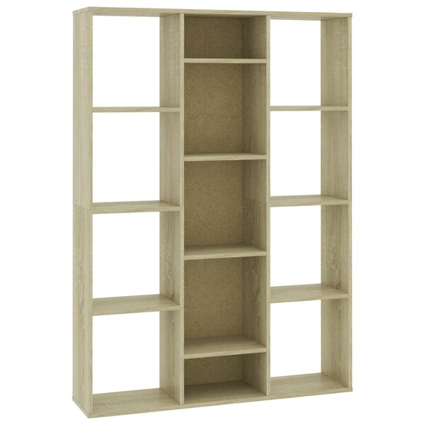 vidaXL Séparateur de pièce/Bibliothèque Chêne sonoma 100x24x140 cm