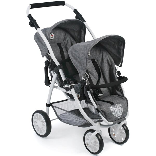 Bayer Chic 2000 689-76 - Le buggy Tandem Vario pour poupées - Coloris 76