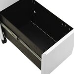 vidaXL Classeur mobile Gris clair 30x45x59 cm Acier